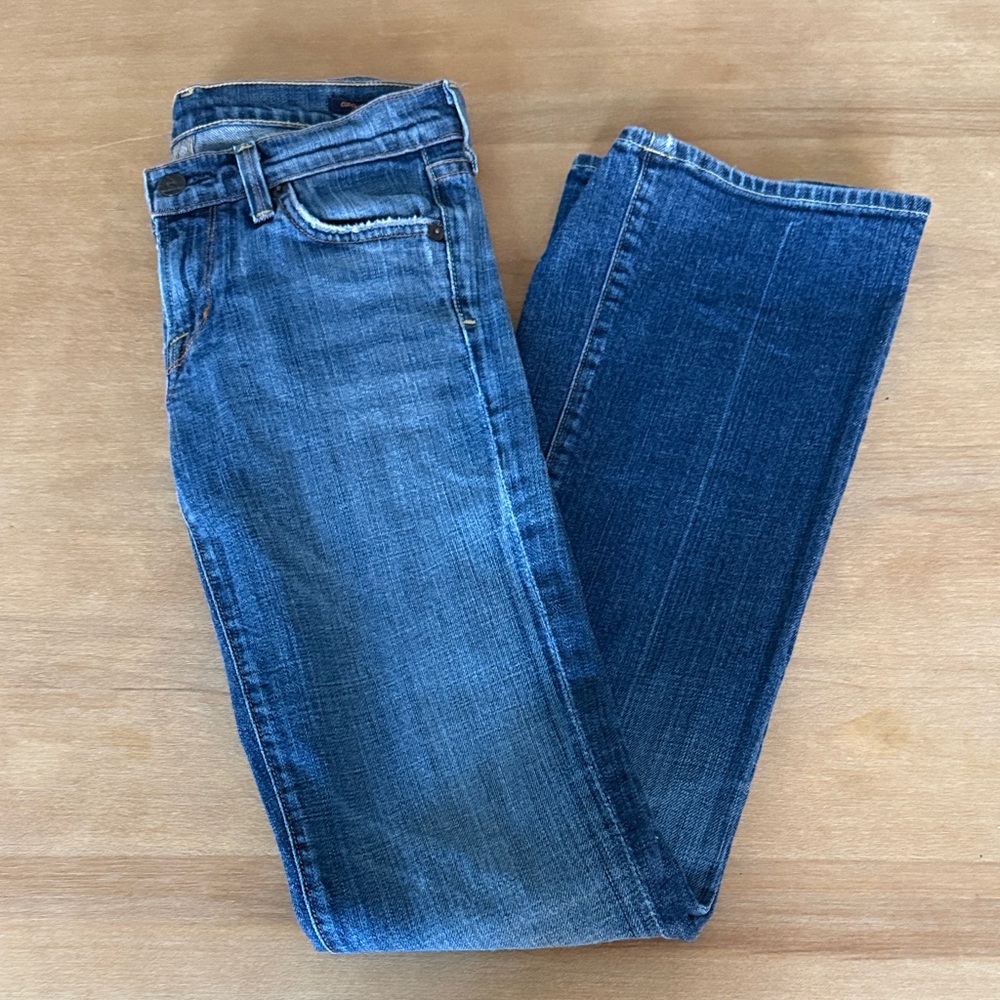 Citizens Of Humanity Kelly #001 Low Waist Bootcut Blue Jeans 25x32